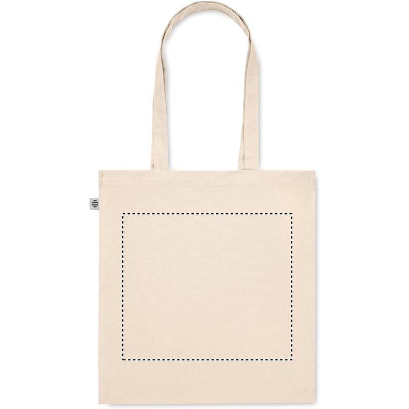 Nákupní taška z bio bavlny, hnědá beige Nákupní taška z bio bavlny, hnědá beige