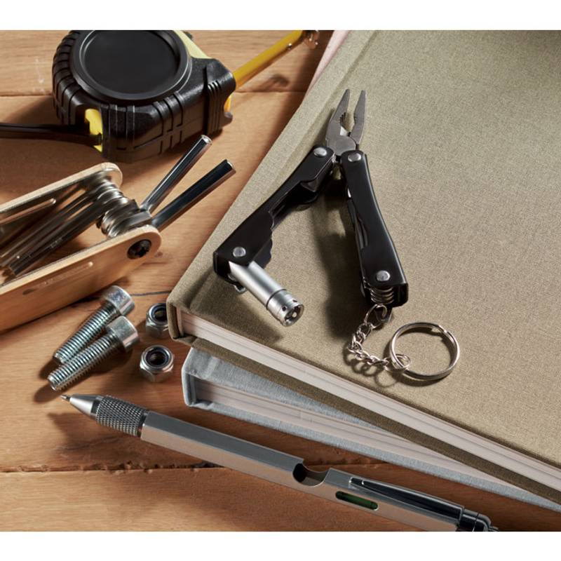 Skládací multifunkční nůž, černá Skládací multifunkční nůž, černá