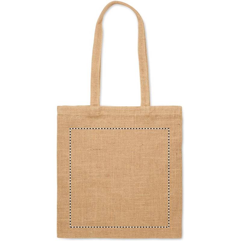 Jutová nákupná taška, hnedá beige Jutová nákupná taška, hnedá beige