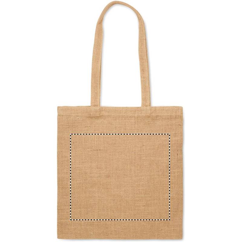 Jutová nákupná taška, hnedá beige Jutová nákupná taška, hnedá beige