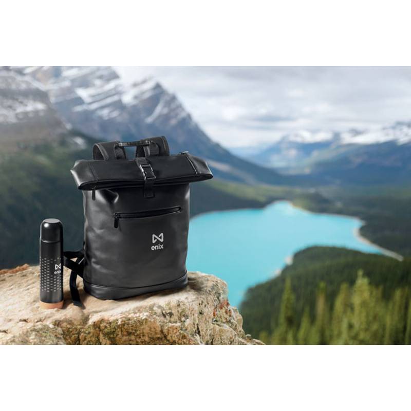 Rolovací batoh na notebook, černá Rolovací batoh na notebook, černá