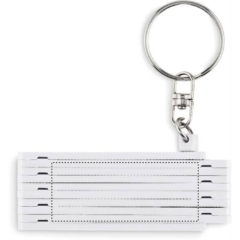 Skládací metr na klíče, bílá Skládací metr na klíče, bílá