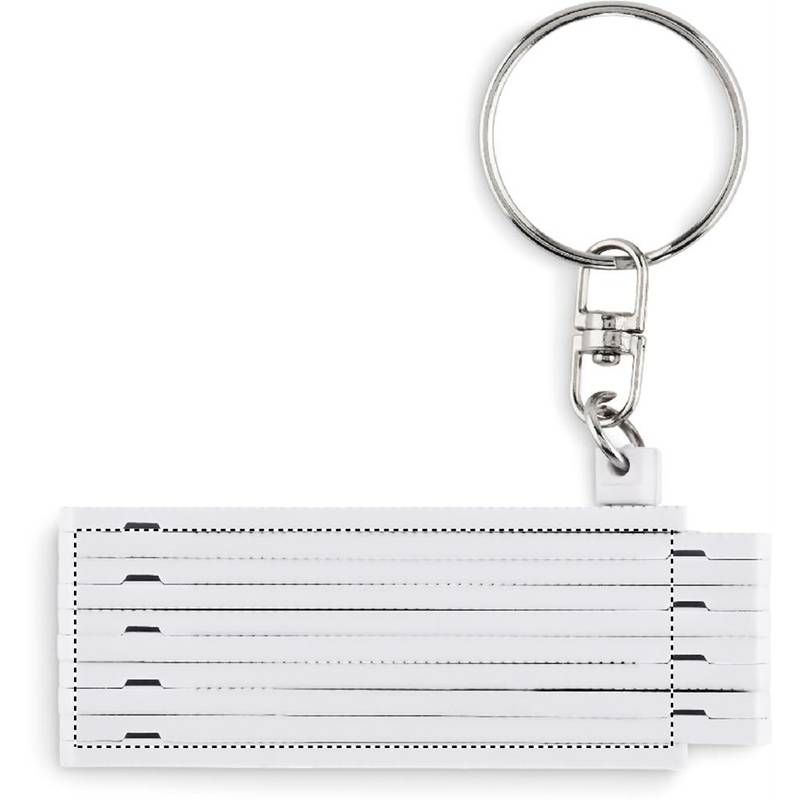 Skládací metr na klíče, bílá Skládací metr na klíče, bílá