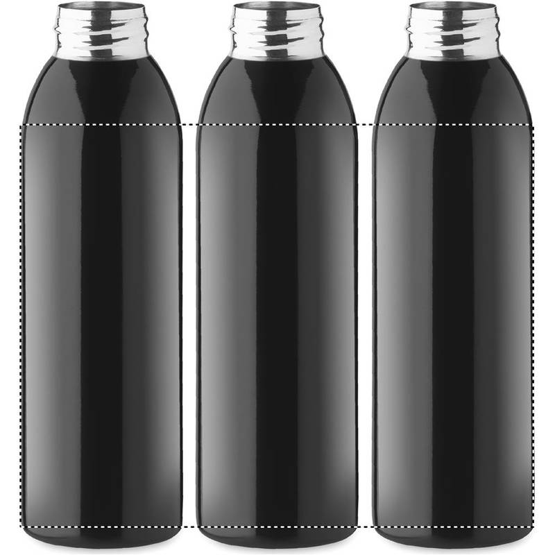 Nerezová láhev 650 ml, černá Nerezová láhev 650 ml, černá