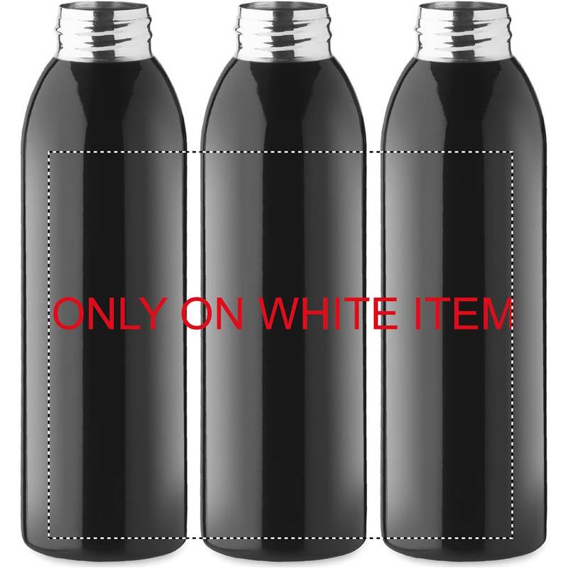 Nerezová láhev 650 ml, černá Nerezová láhev 650 ml, černá