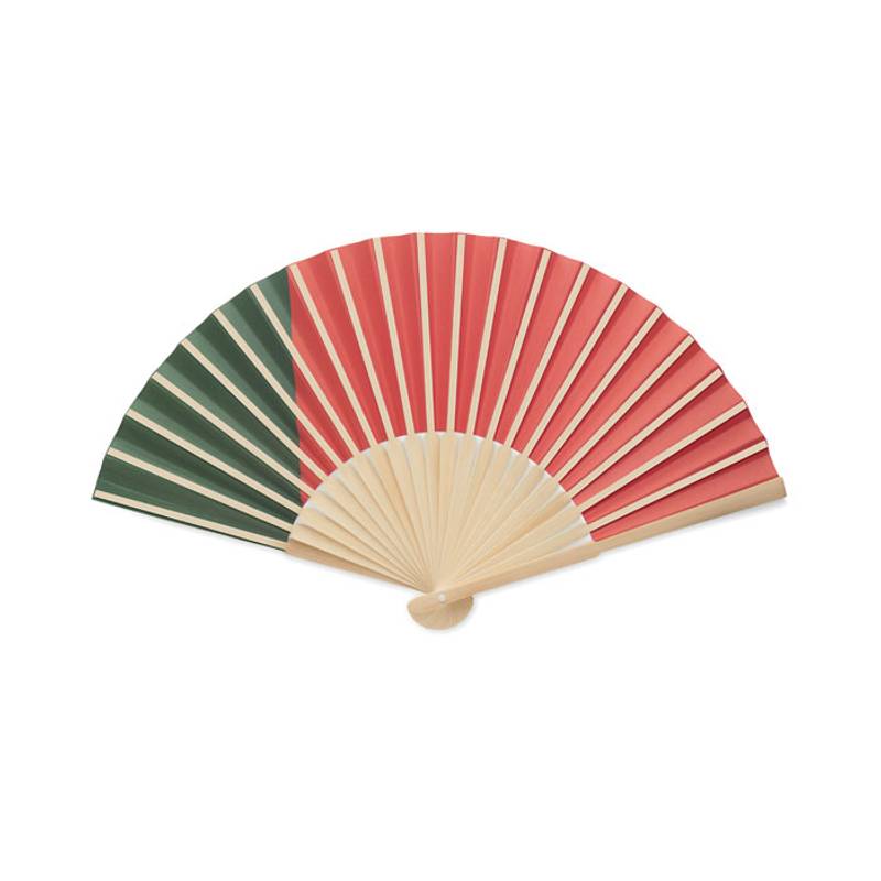 Vějíř v designu vlajky, vícebarevná Vějíř v designu vlajky, vícebarevná