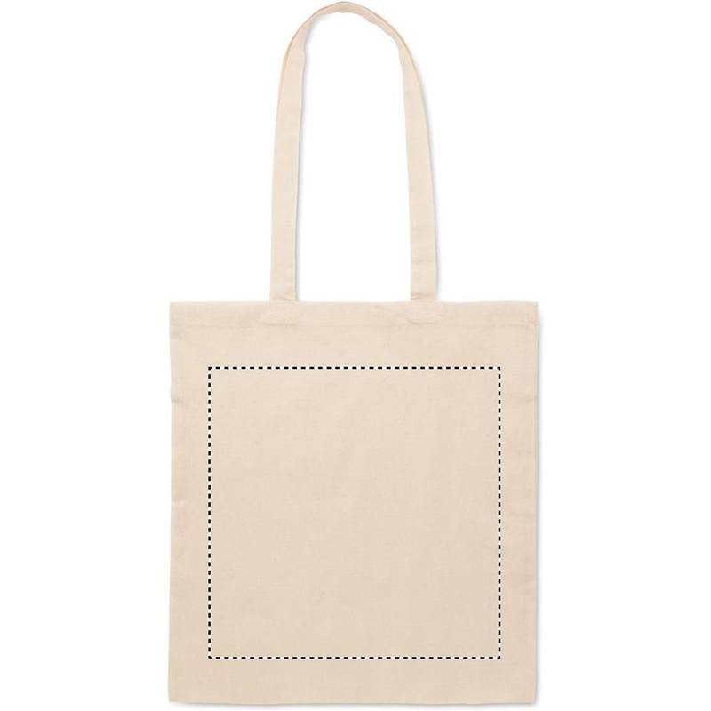 Nákupní taška z polycottonu, hnědá beige Nákupní taška z polycottonu, hnědá beige