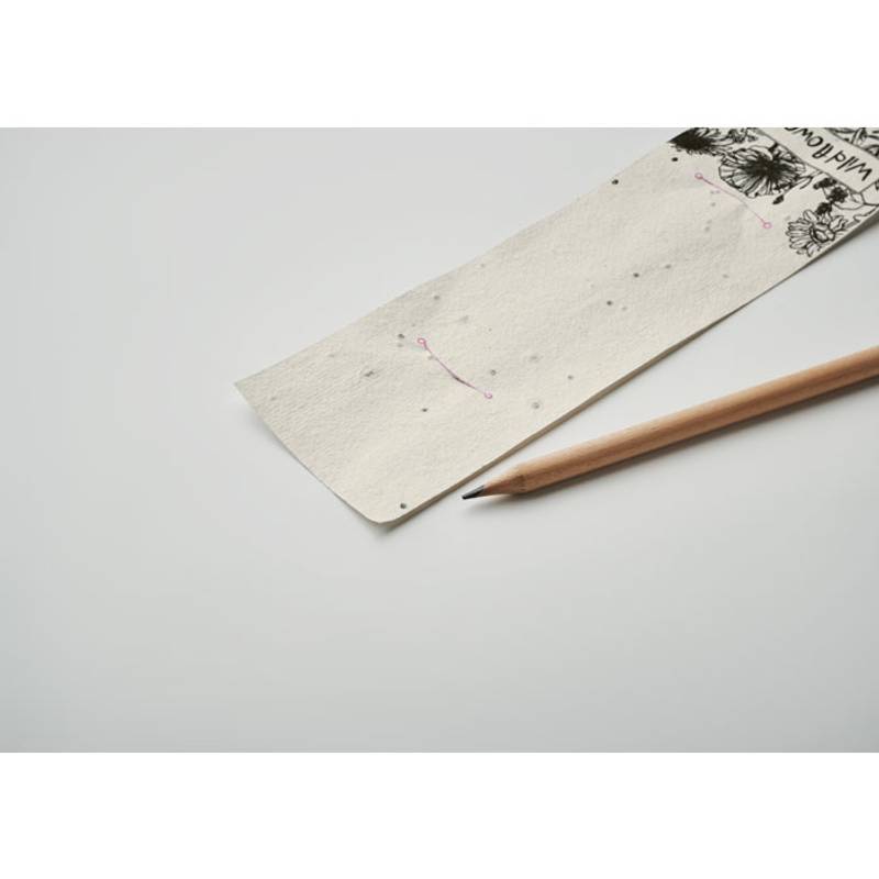 Tužka v přebale se semínky, bílá Tužka v přebale se semínky, bílá