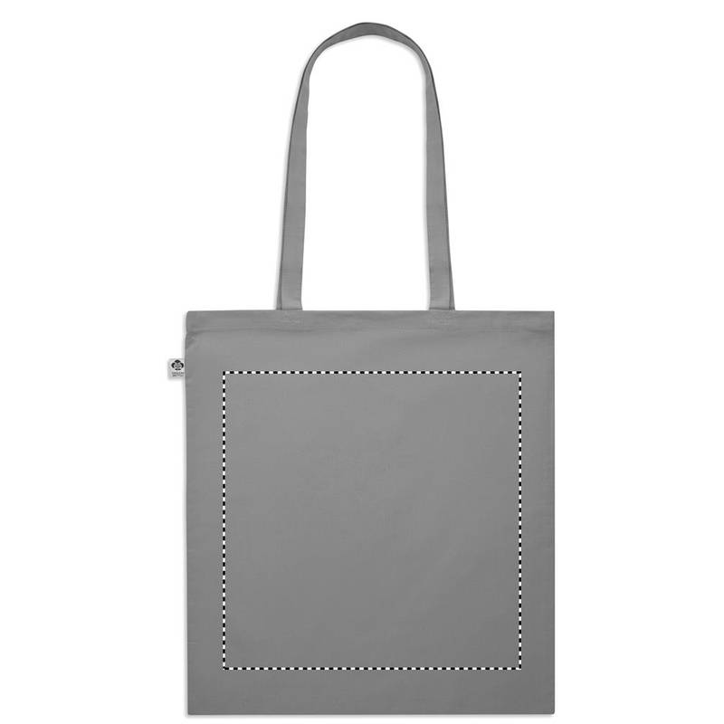 Nákupná taška z bio bavlny, sivá Nákupná taška z bio bavlny, sivá