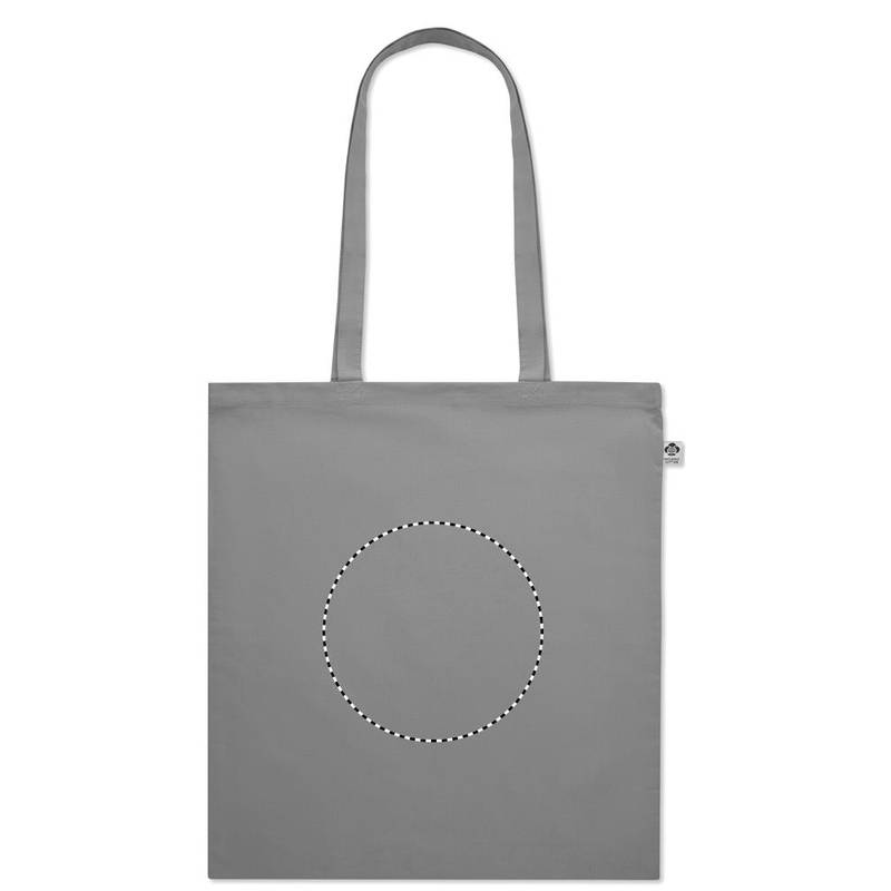 Nákupná taška z bio bavlny, sivá Nákupná taška z bio bavlny, sivá