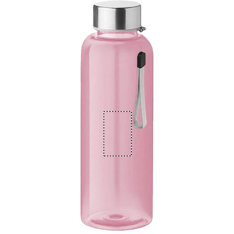 Tritánová fľaša 500 ml, ružová transparentná Tritánová fľaša 500 ml, ružová transparentná