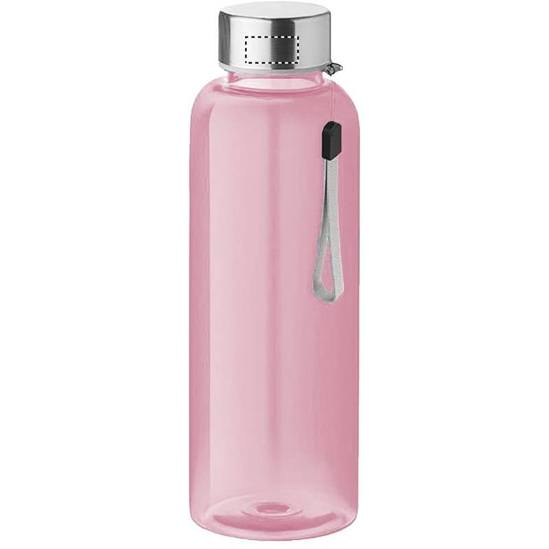 Tritánová fľaša 500 ml, ružová transparentná Tritánová fľaša 500 ml, ružová transparentná