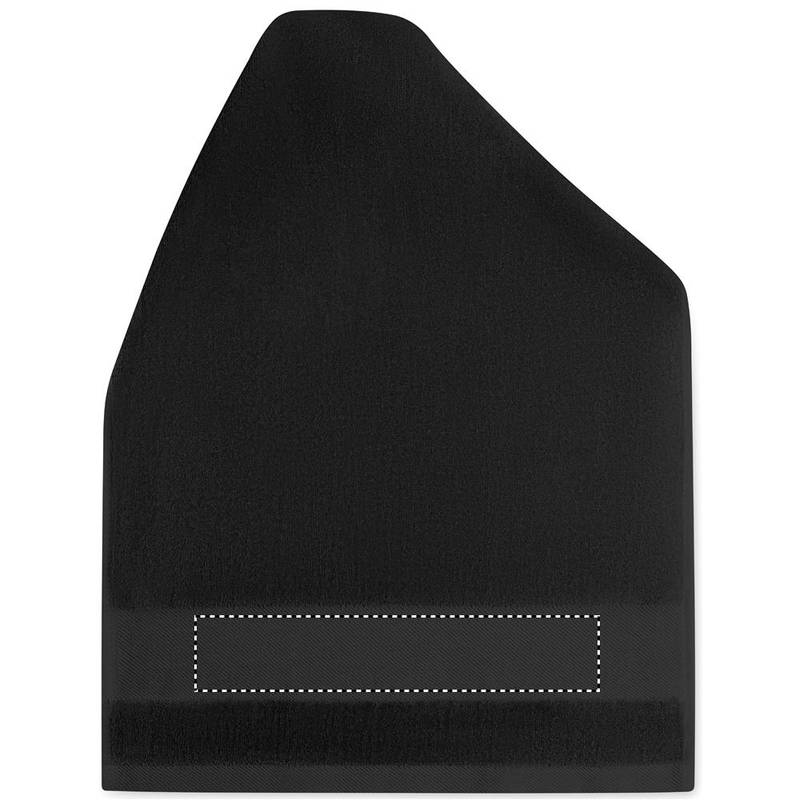 Bavlnený golfový uterák, čierna Bavlnený golfový uterák, čierna