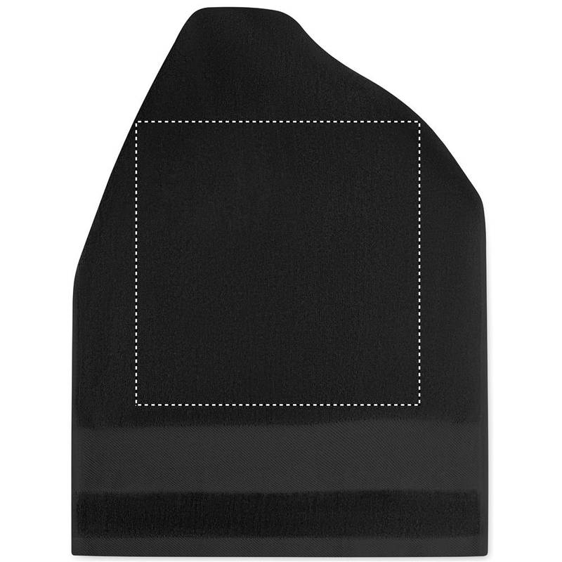 Bavlnený golfový uterák, čierna Bavlnený golfový uterák, čierna