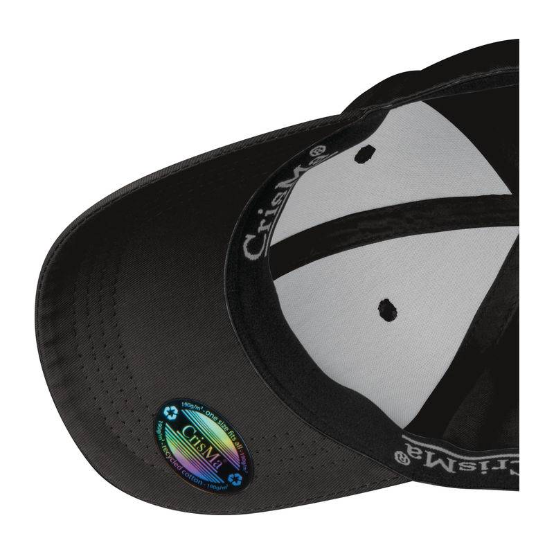 Kšiltovka CrisMa z recyklované bavlny, černá Kšiltovka CrisMa z recyklované bavlny, černá
