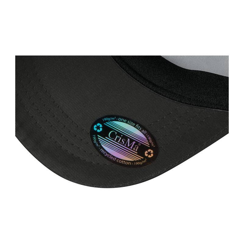 Kšiltovka CrisMa z recyklované bavlny, černá Kšiltovka CrisMa z recyklované bavlny, černá
