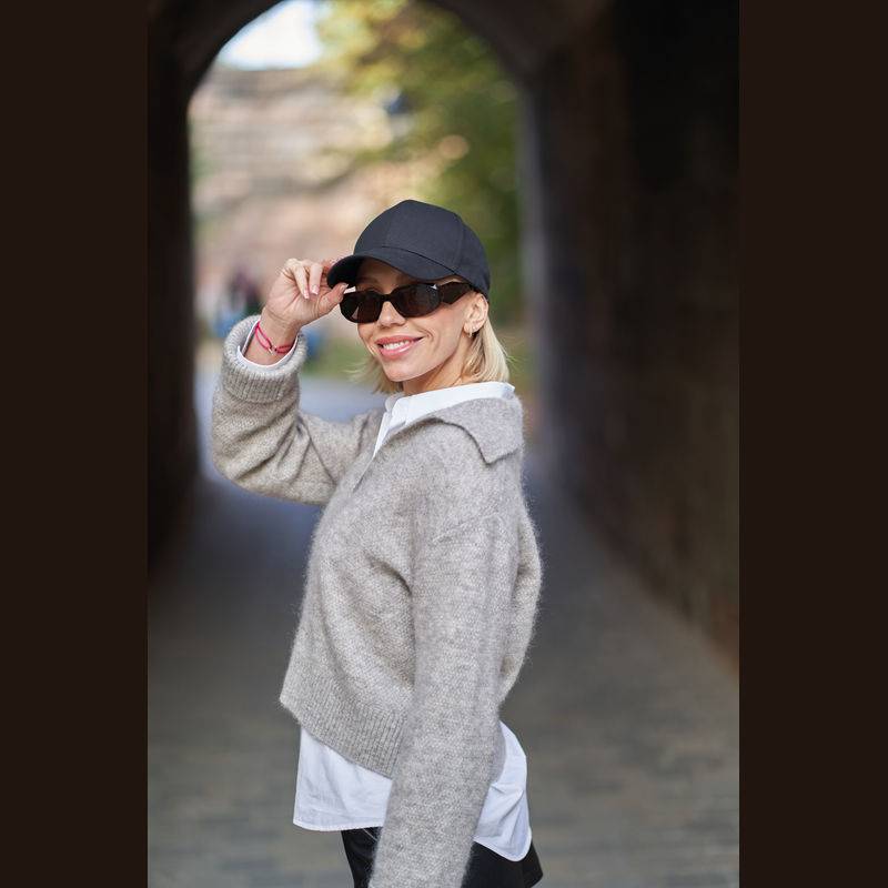 Kšiltovka CrisMa z recyklované bavlny, černá Kšiltovka CrisMa z recyklované bavlny, černá