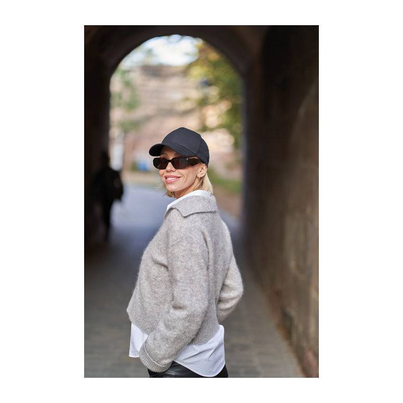 Kšiltovka CrisMa z recyklované bavlny, černá Kšiltovka CrisMa z recyklované bavlny, černá