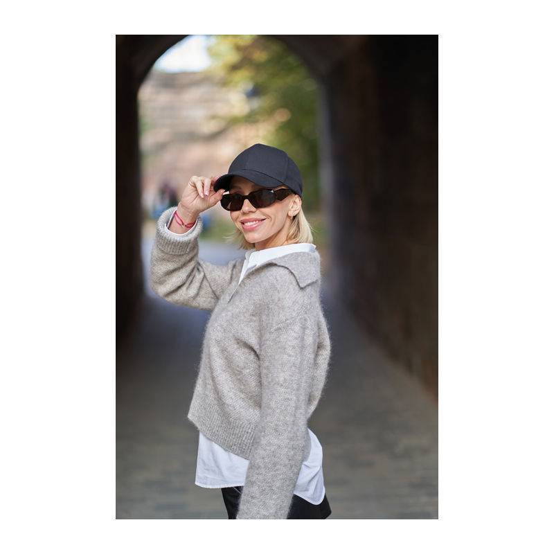 Kšiltovka CrisMa z recyklované bavlny, černá Kšiltovka CrisMa z recyklované bavlny, černá