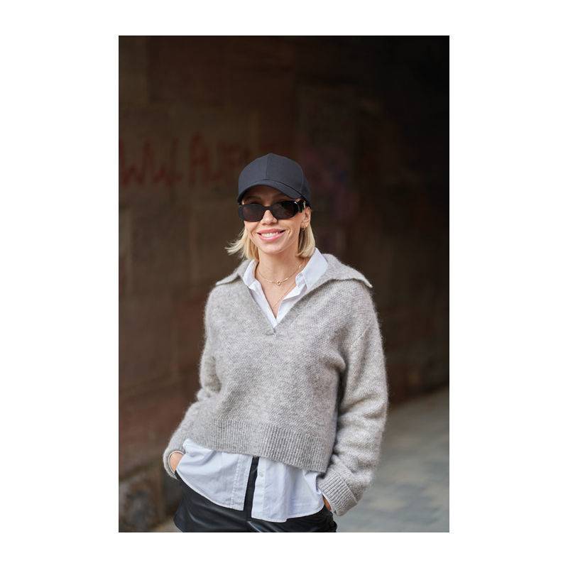 Kšiltovka CrisMa z recyklované bavlny, černá Kšiltovka CrisMa z recyklované bavlny, černá