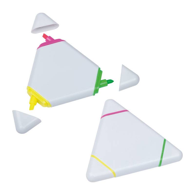 Zvýrazňovač trojúhelník, bílá Zvýrazňovač trojúhelník, bílá