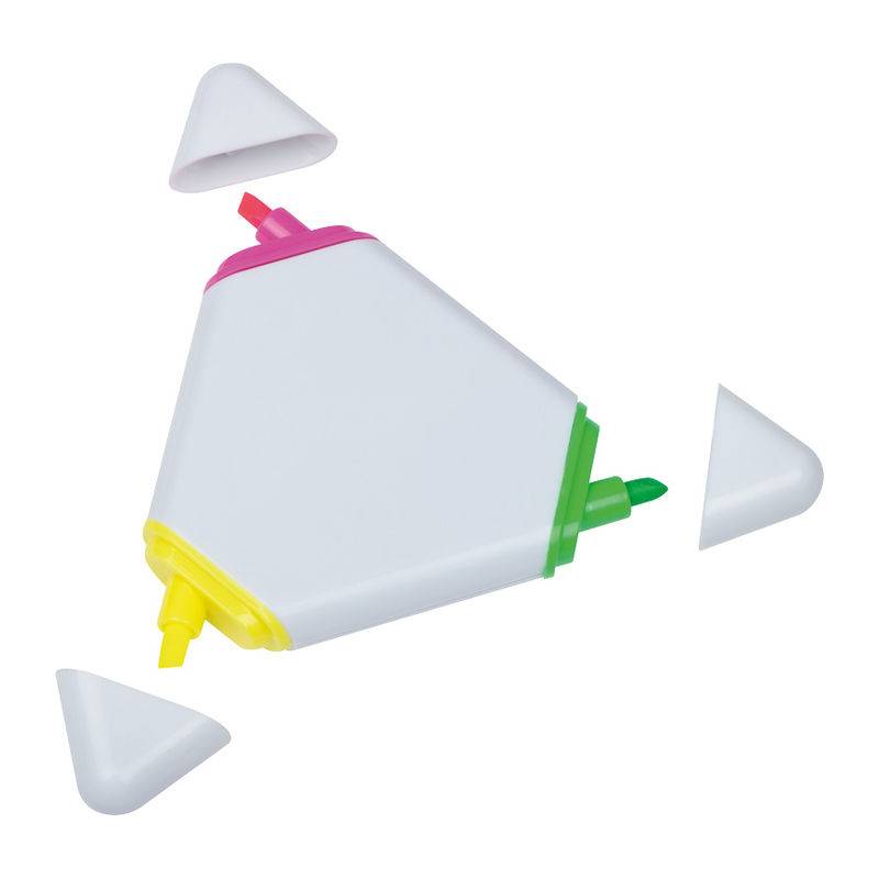 Zvýrazňovač trojúhelník, bílá Zvýrazňovač trojúhelník, bílá