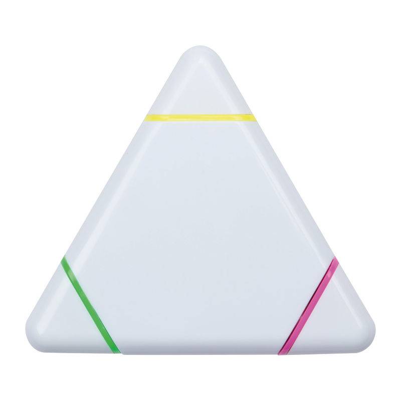 Zvýrazňovač trojúhelník, bílá Zvýrazňovač trojúhelník, bílá