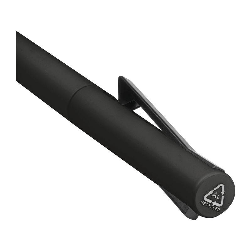Gelové pero vyrobené z recyklovaného hliníku, černá Gelové pero vyrobené z recyklovaného hliníku, černá