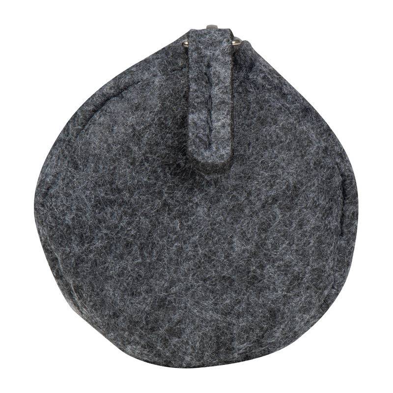 RPET plst, pouzdro na tužky, šedá stříbrná RPET plst, pouzdro na tužky, šedá stříbrná