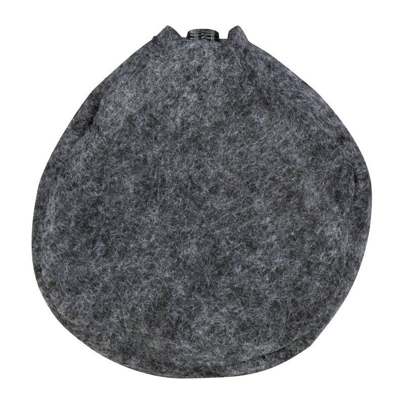 RPET plst, pouzdro na tužky, šedá stříbrná RPET plst, pouzdro na tužky, šedá stříbrná