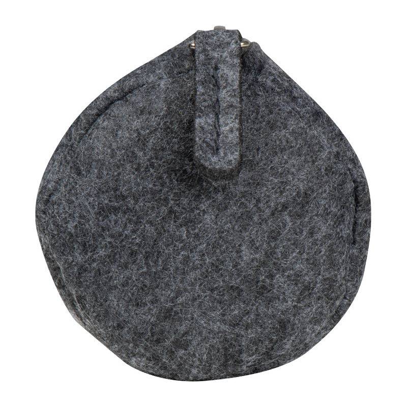 RPET plst, pouzdro na tužky, šedá stříbrná RPET plst, pouzdro na tužky, šedá stříbrná