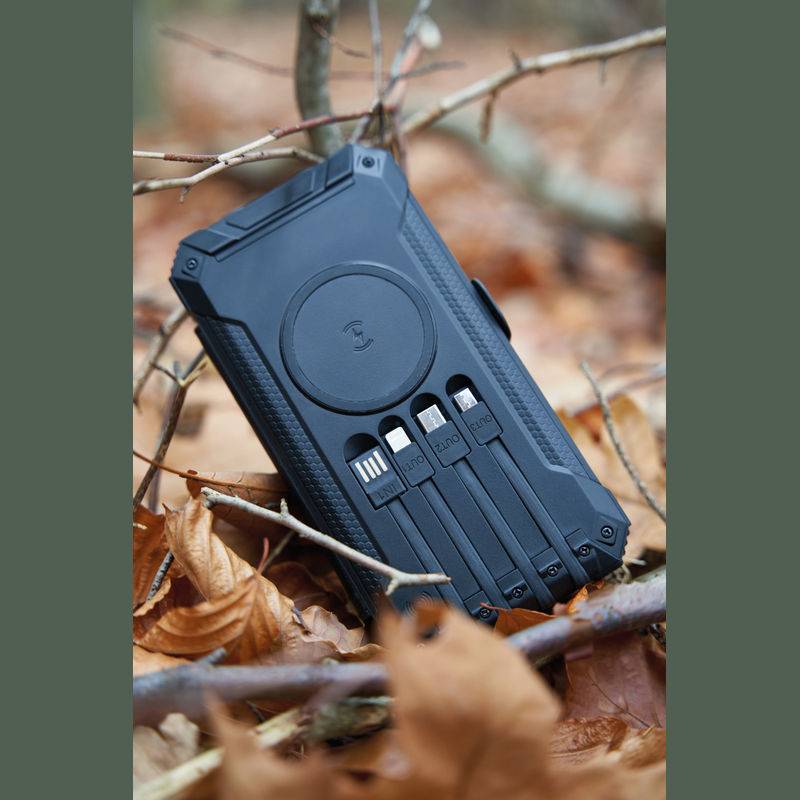 Solární powerbanka 20 000 mAh, černá Solární powerbanka 20 000 mAh, černá