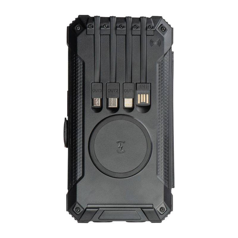 Solární powerbanka 20 000 mAh, černá Solární powerbanka 20 000 mAh, černá