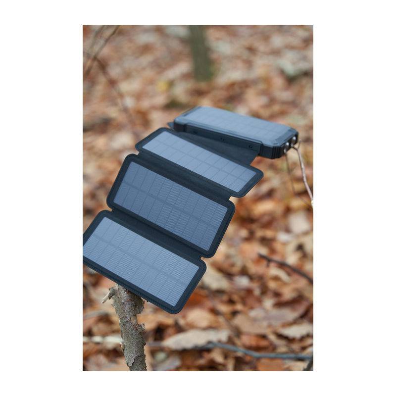 Solární powerbanka 20 000 mAh, černá Solární powerbanka 20 000 mAh, černá