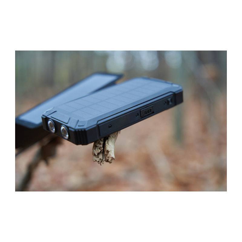 Solární powerbanka 20 000 mAh, černá Solární powerbanka 20 000 mAh, černá