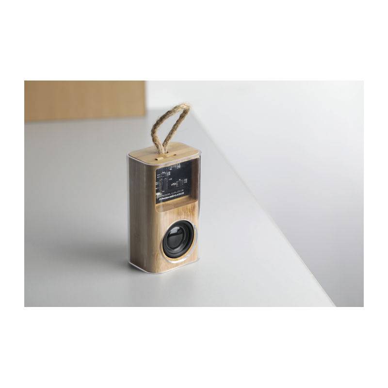 Reproduktor Bluetooth, hnědá béžová Reproduktor Bluetooth, hnědá béžová