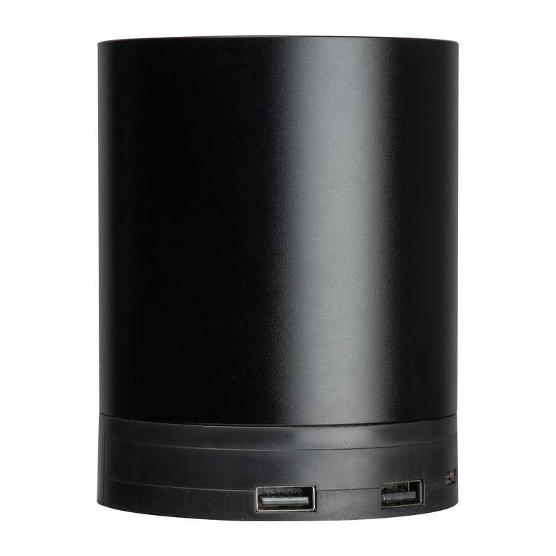 Držák na pero z recyklovaného hliníku, černá Držák na pero z recyklovaného hliníku, černá