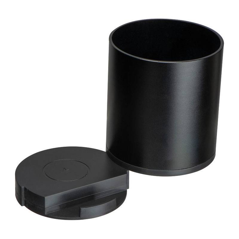 Držák na pero z recyklovaného hliníku, černá Držák na pero z recyklovaného hliníku, černá