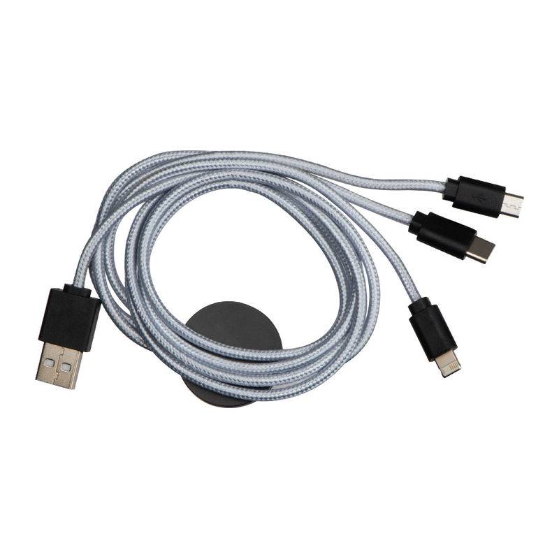 Nabíjací kábel, sivá Nabíjací kábel, sivá