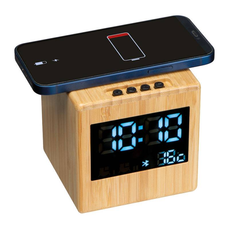 Bambusový reproduktor, hnědá béžová Bambusový reproduktor, hnědá béžová