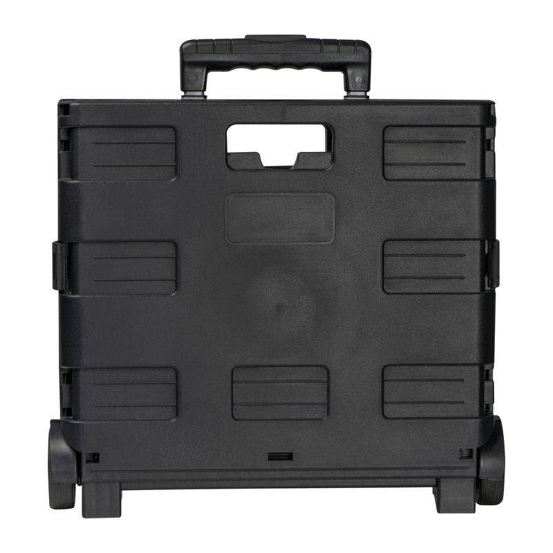 Skládací nákupní vozík, černá 32 L Skládací nákupní vozík, černá 32 L