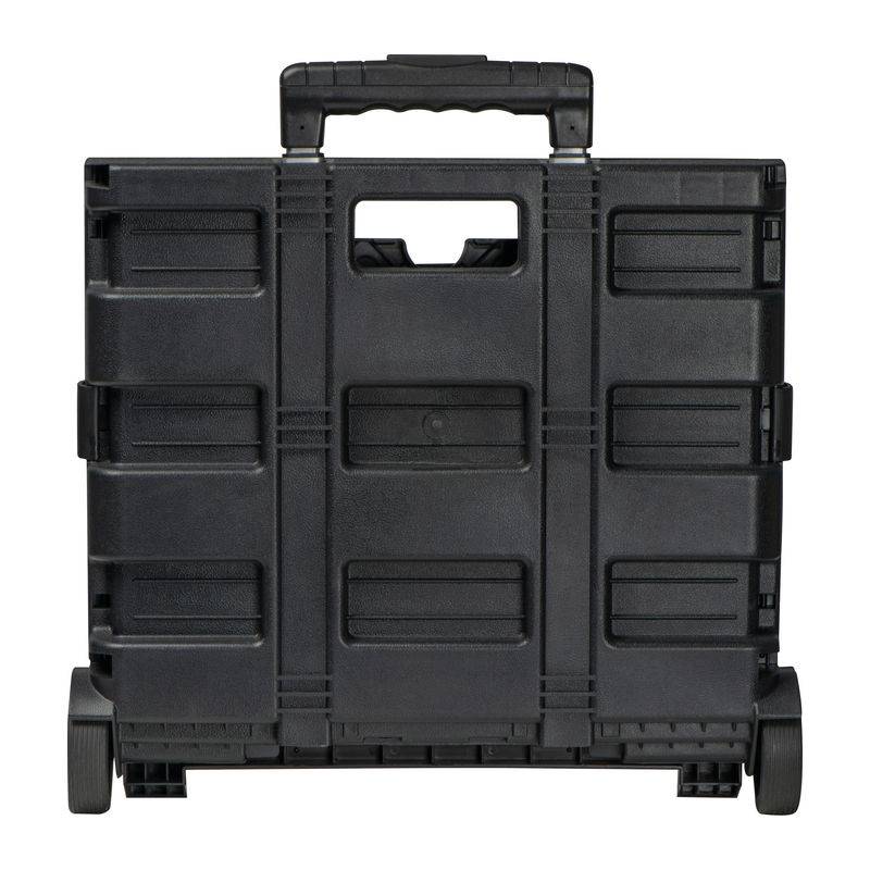 Skládací nákupní vozík, černá 32 L Skládací nákupní vozík, černá 32 L