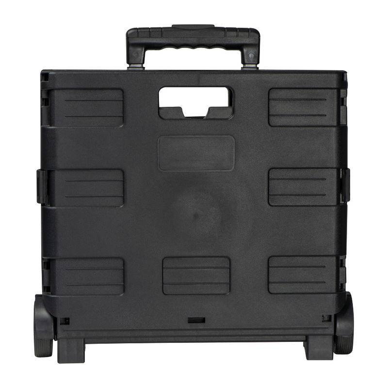 Skládací nákupní vozík, černá 32 L Skládací nákupní vozík, černá 32 L