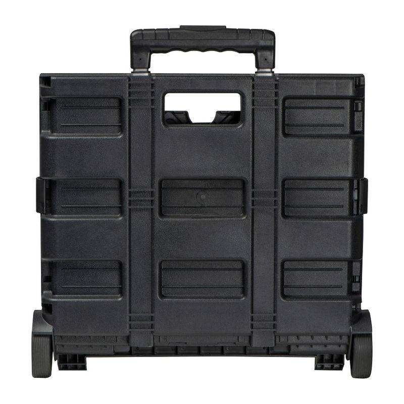 Skládací nákupní vozík, černá 32 L Skládací nákupní vozík, černá 32 L