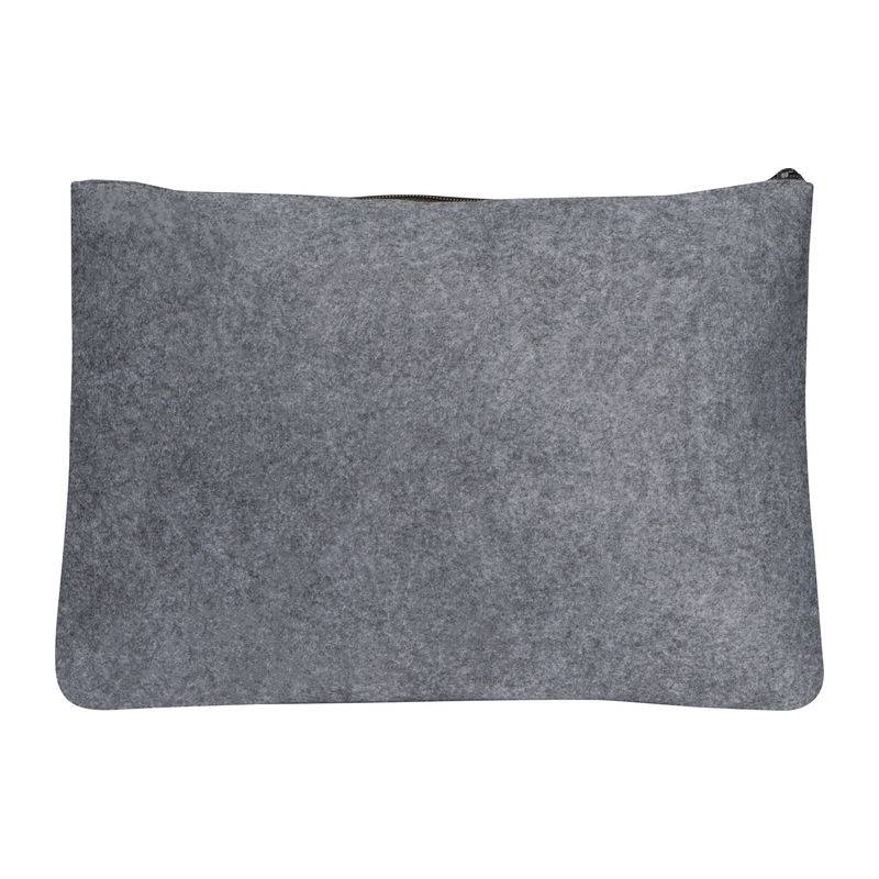 Kapsa na dokumenty z R-PET, šedá stříbrná Kapsa na dokumenty z R-PET, šedá stříbrná