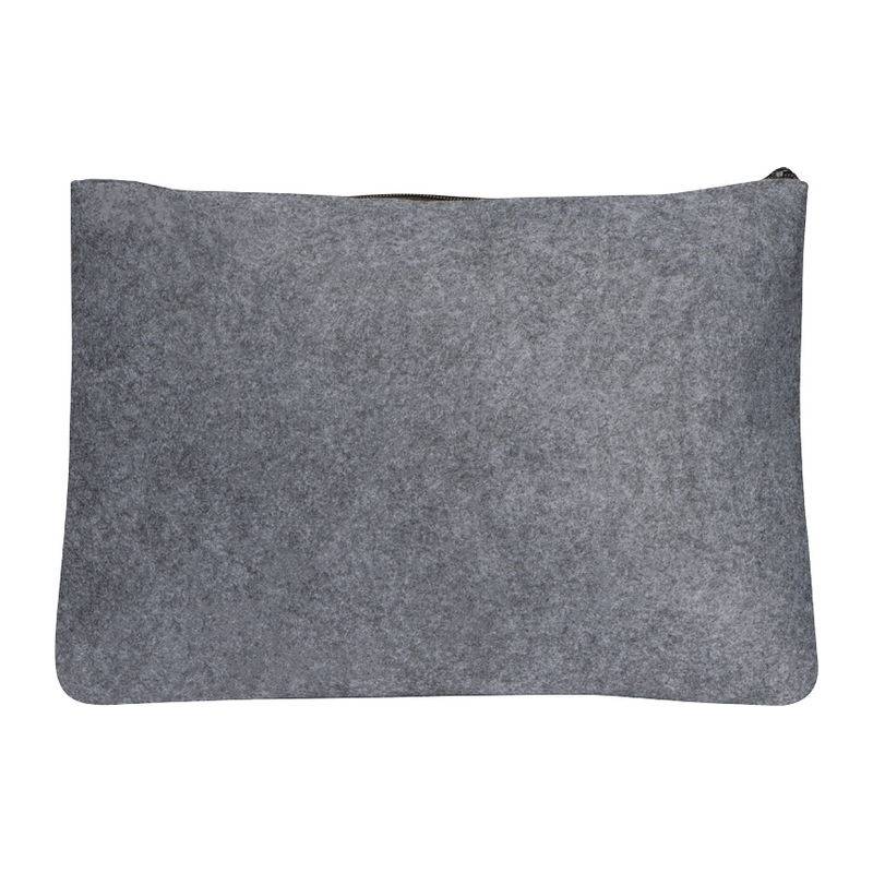 Kapsa na dokumenty z R-PET, šedá stříbrná Kapsa na dokumenty z R-PET, šedá stříbrná