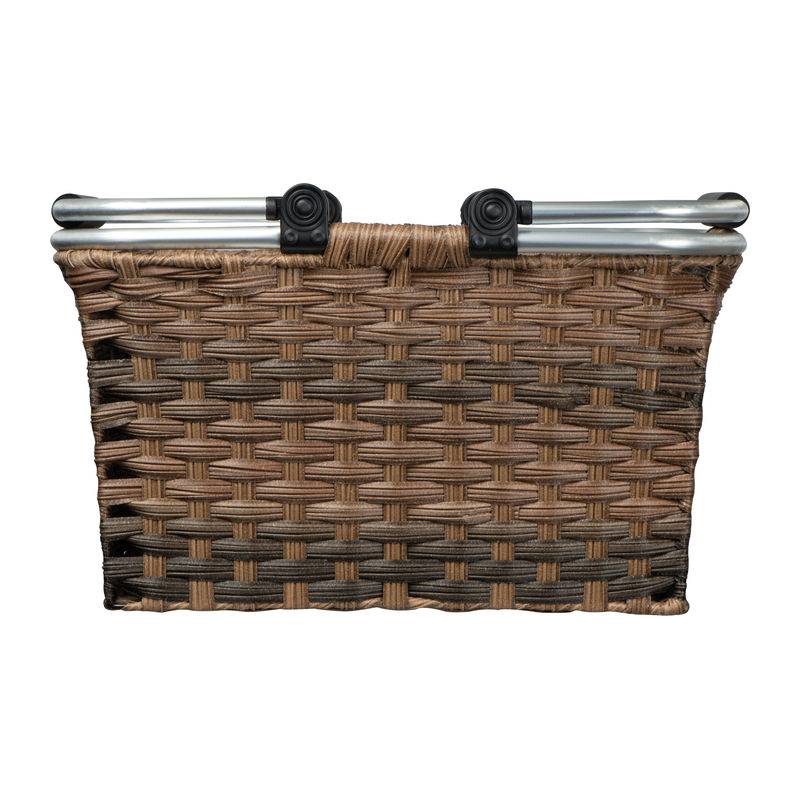 Ratanový nákupný košík, hnedá Ratanový nákupný košík, hnedá