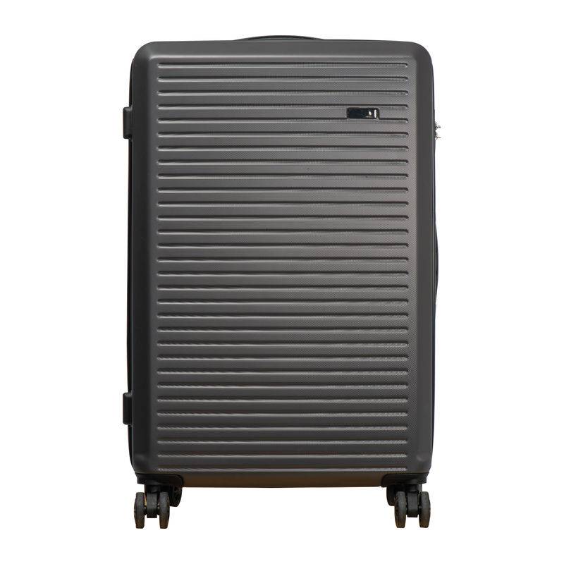 Sada kufříků, 3dílná, šedá stříbrná Sada kufříků, 3dílná, šedá stříbrná