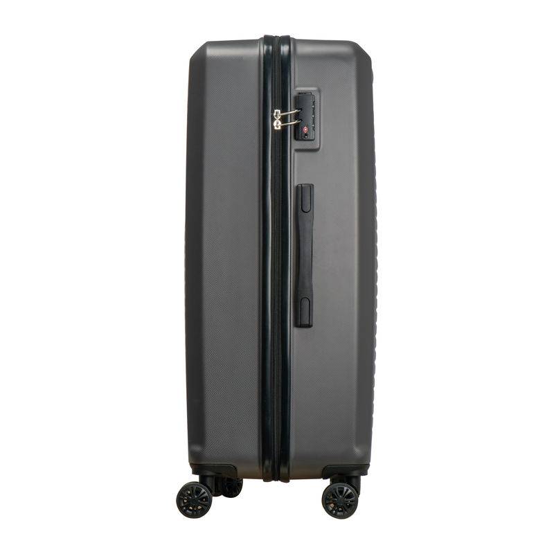 Sada kufříků, 3dílná, šedá stříbrná Sada kufříků, 3dílná, šedá stříbrná