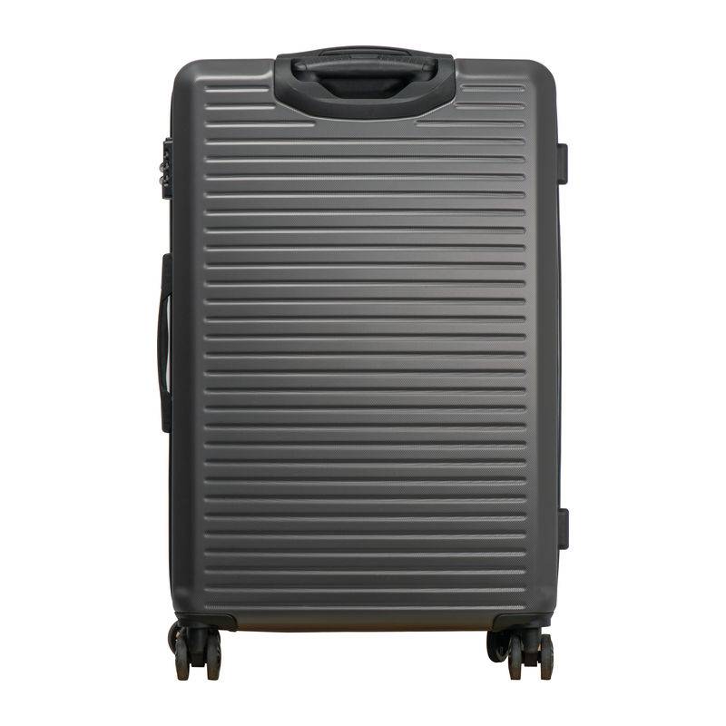 Sada kufříků, 3dílná, šedá stříbrná Sada kufříků, 3dílná, šedá stříbrná